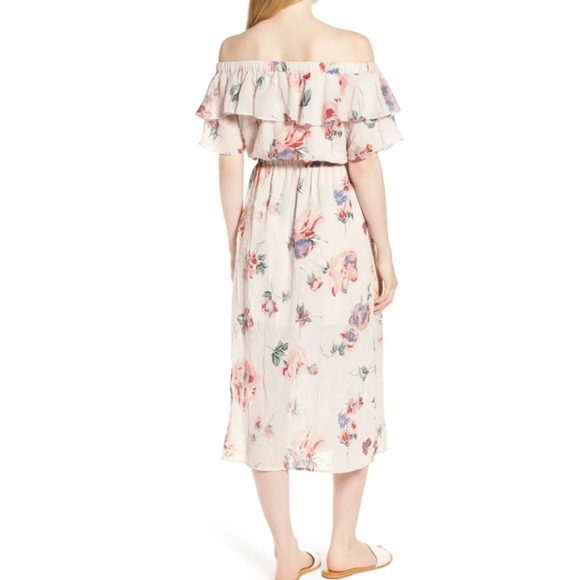 LUCKY BRAND Floral Off shoulder Dress - Picture 7 of 14